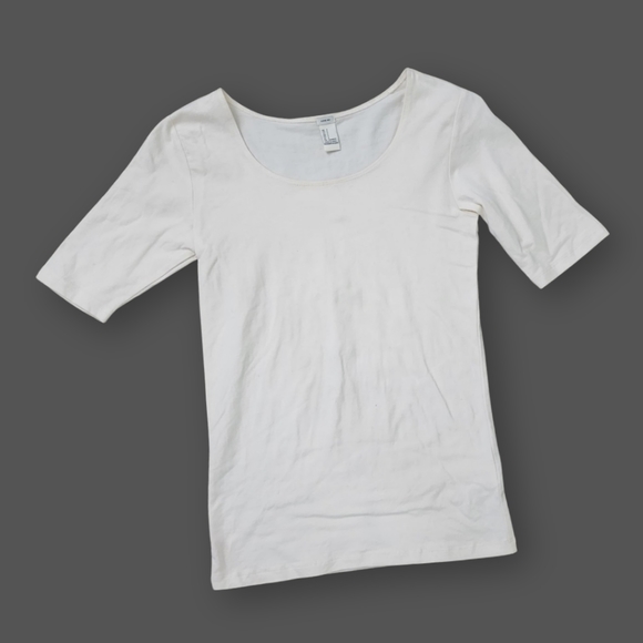 Ivory Stretch Tee, Women's S - Picture 1 of 13